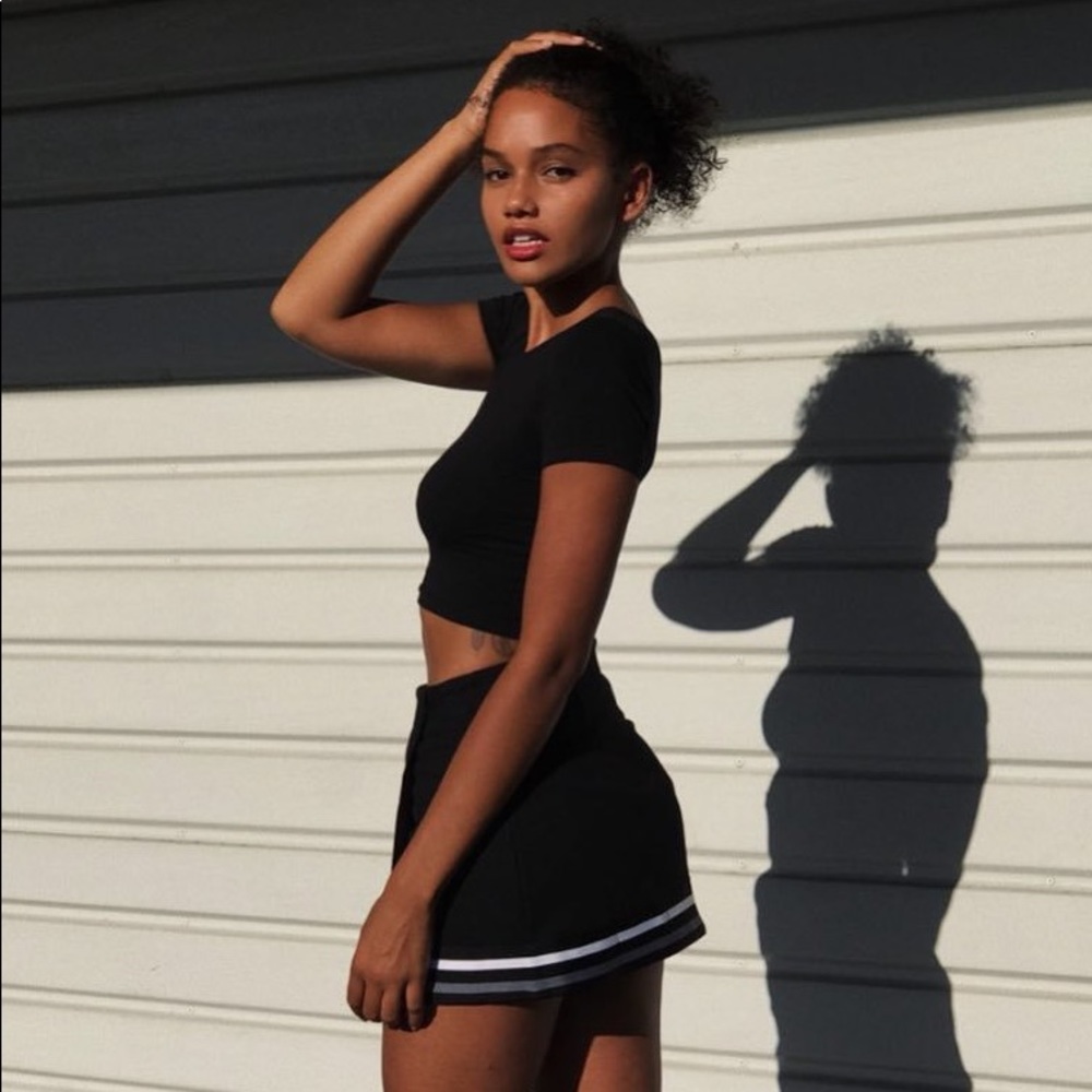 American Apparel Heavy Terry Cheer Skirt